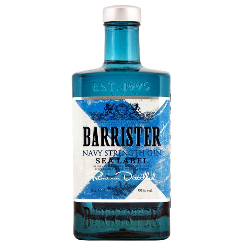 Barrister Navy Strength Gin 55% 0,7L