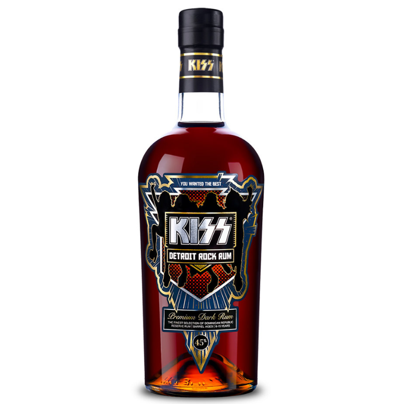 Kiss Detroit Rock rum 45% 0,7L