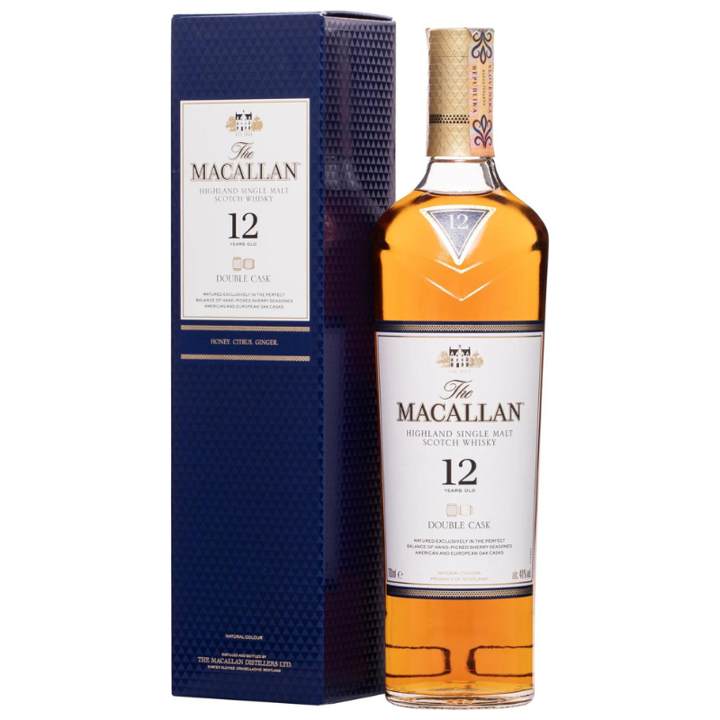 The Macallan 12 éves Double Oak Cask díszdobozban 40% 0,7L