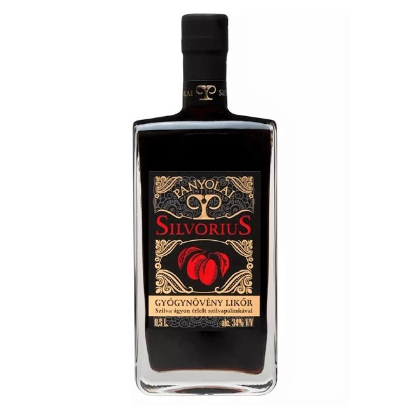Panyolai Silvorius gyógynövény likőr 34% 0,5 LITER